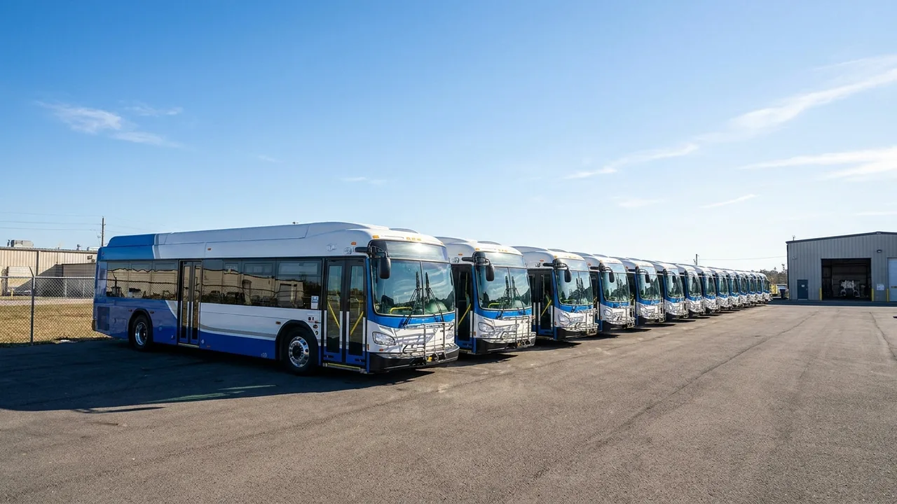 Operador de turismo recebendo a carta de crédito do consórcio de minibus